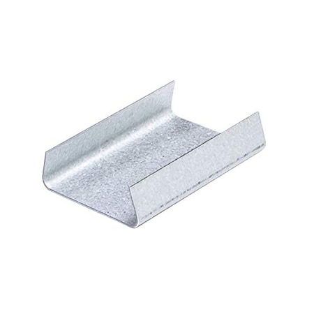 Idl Packaging Steel Strapping Seals, 5/8", Open, Snap-On, PK100 ST-O-58-M